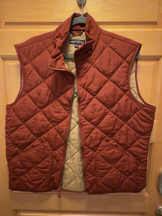 J. Crew Factory Other - J.Crew Walker Men’s Quilted Vest - Rust Red